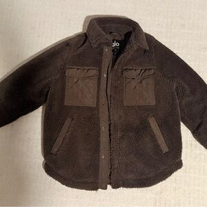 Alo Brown Fleece Jacket